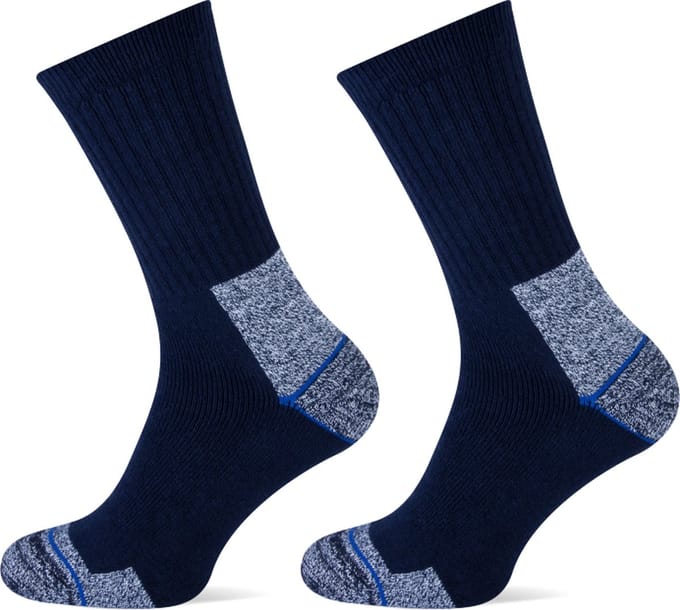 Teckel Heren Werksokken Katoen Blauw 39-42