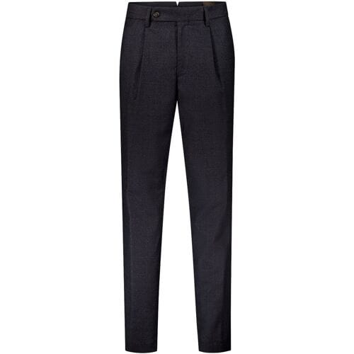Gardeur Broek Modern Wool Flanel Soft Warm Touch Comfort Stretch Anthracite / male