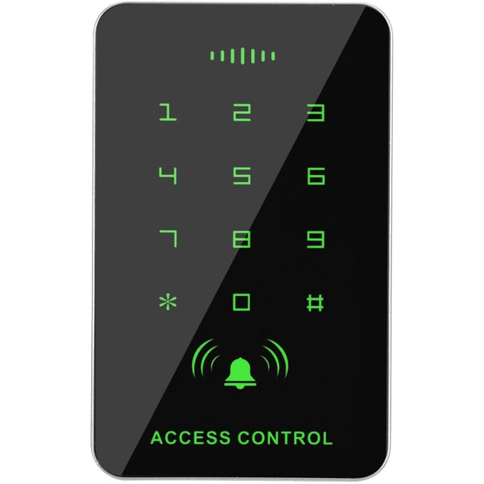 RFID Toegangscontrole Kaartlezer Wachtwoord Met 5 Sleutelhanger black