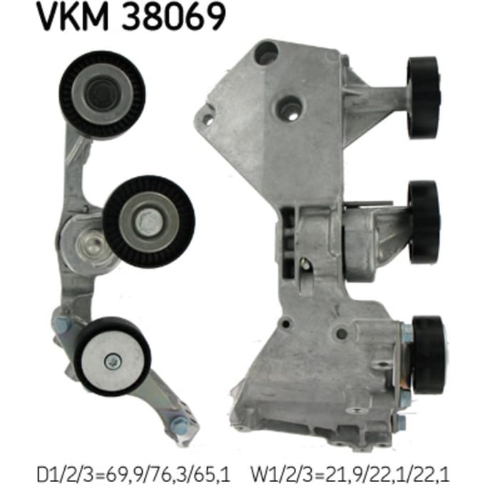 Spanpoelie, V-riem SKF VKM 38069
