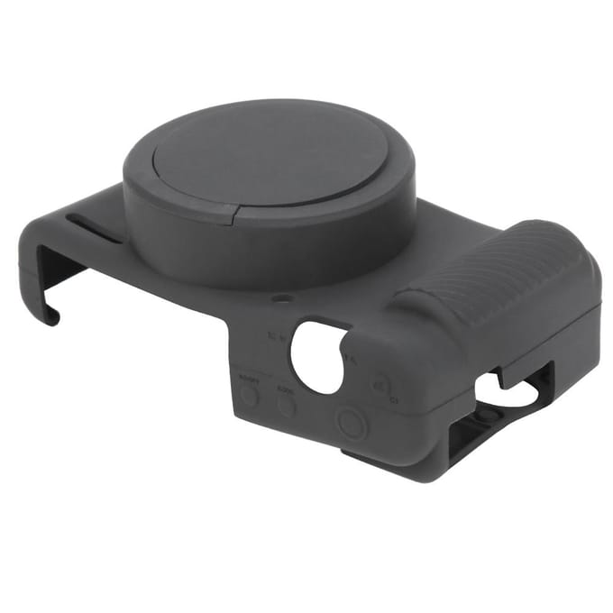 Digitale Camera Siliconen Beschermhoes Accessoire voor Sony ZV1 Camera Zwart gray