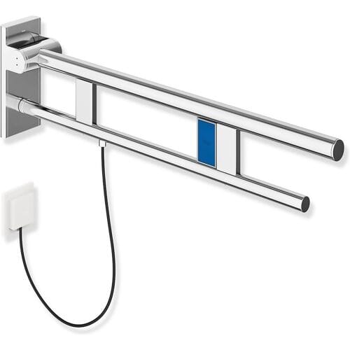 HEWI System 900 folding support rail Duo Design A with flush release (E version) 900.50.14840