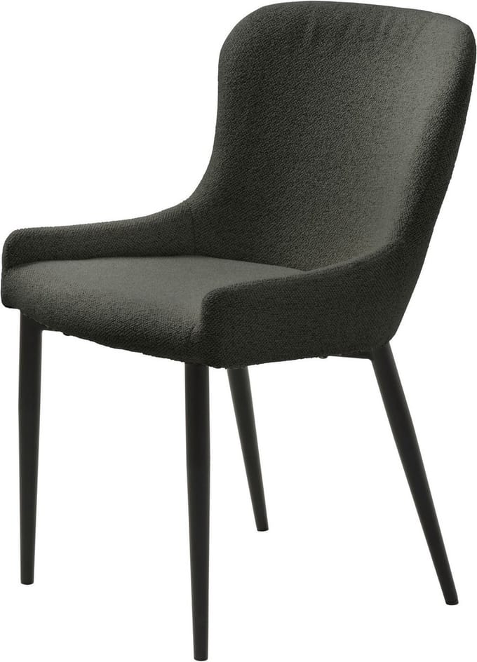 Eetkamerstoel Ontario Deep Grijs Bouclé - Giga Living