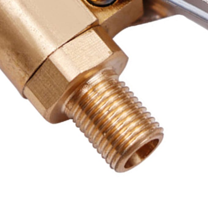 Auto Luchtpomp Draad Mondstuk Adapter Efficiënt Veelzijdig Stevig Conversie Draad Mondstuk voor beige