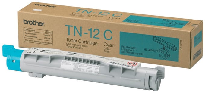 Brother TN-12C Tonercartridge - Blauw