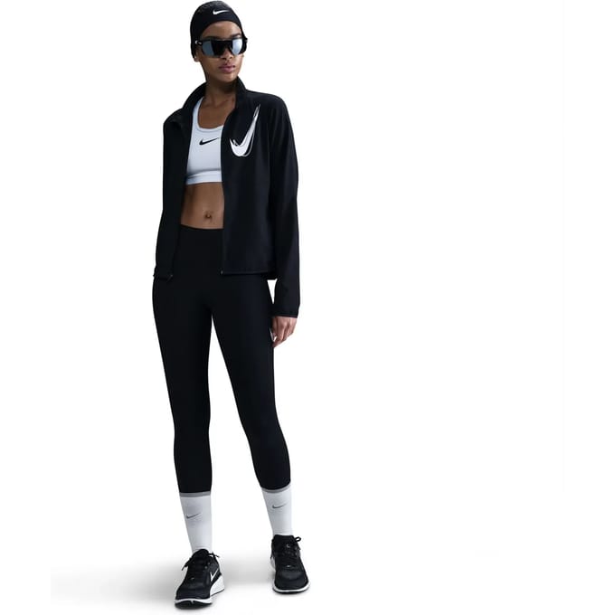 Nike Swoosh Hardloopjas Dames-Zwart