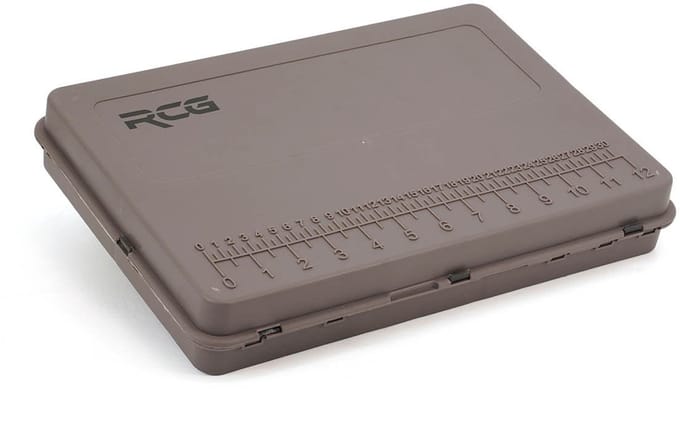 RCG Rig Box Magnetisch - L - Kunststof Opbergbox - 36 x 26 x 5,5 cm - Bruin