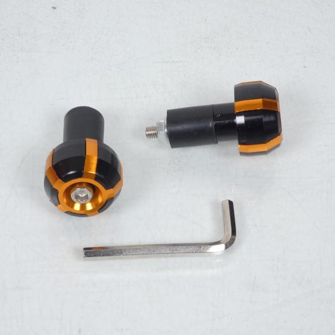 Embout de guidon Replay pour Auto ROLLER / Noir/OR / Ø17mm Neuf