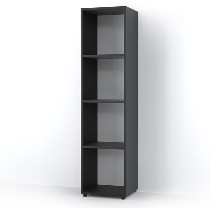Vicco Ludus Ruimteverdeler – 142.5 x 36.2 cm Zwart