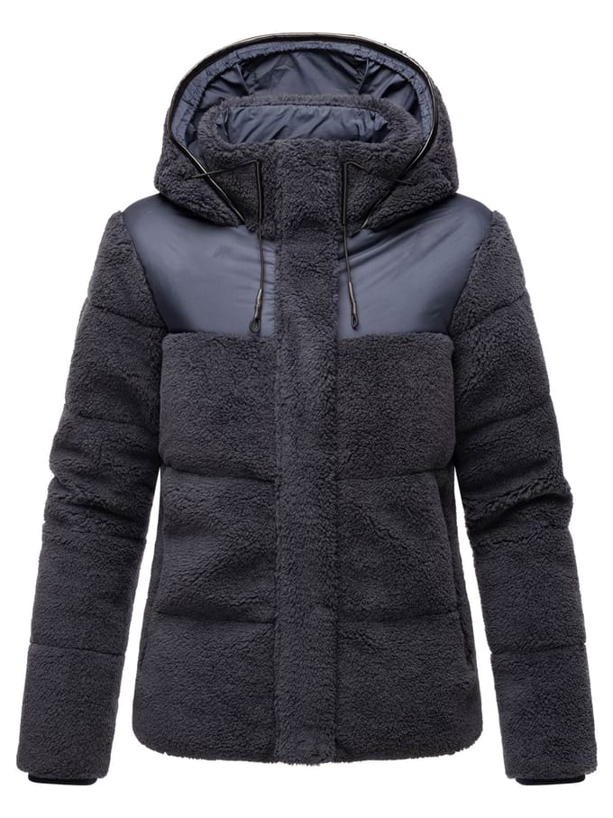 Marikoo dames teddy puffer jas met capuchon – model Kaguraa