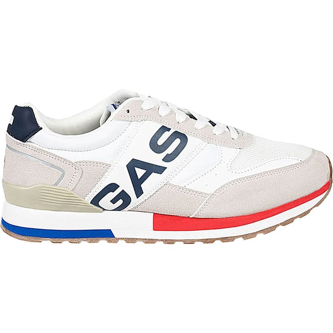 Gas Sneakers Yohn MIX Mannen Wit