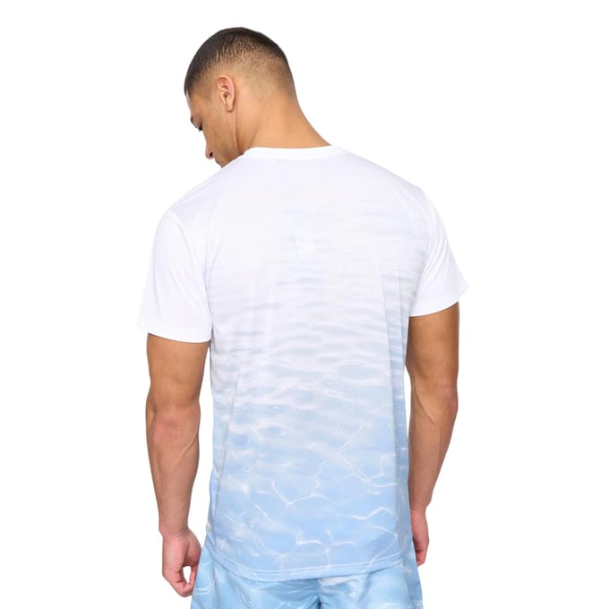 Henleys Heren Henpool T-Shirt (Denim Blauw)