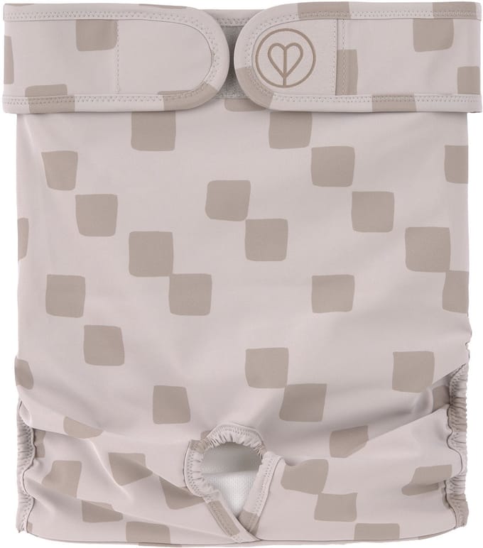 Palopa Dierenluier / Hondenluierbroekje Glan Checkerboard taupe S