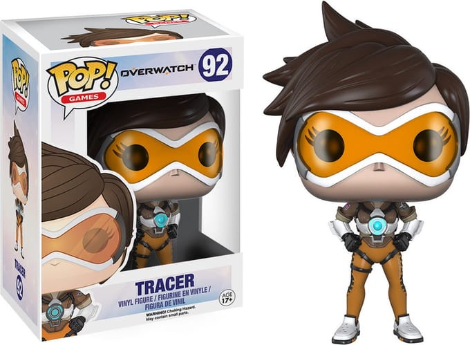 Funko Pop! Games: Overwatch Tracer Volwassenen - Verzamelfiguur