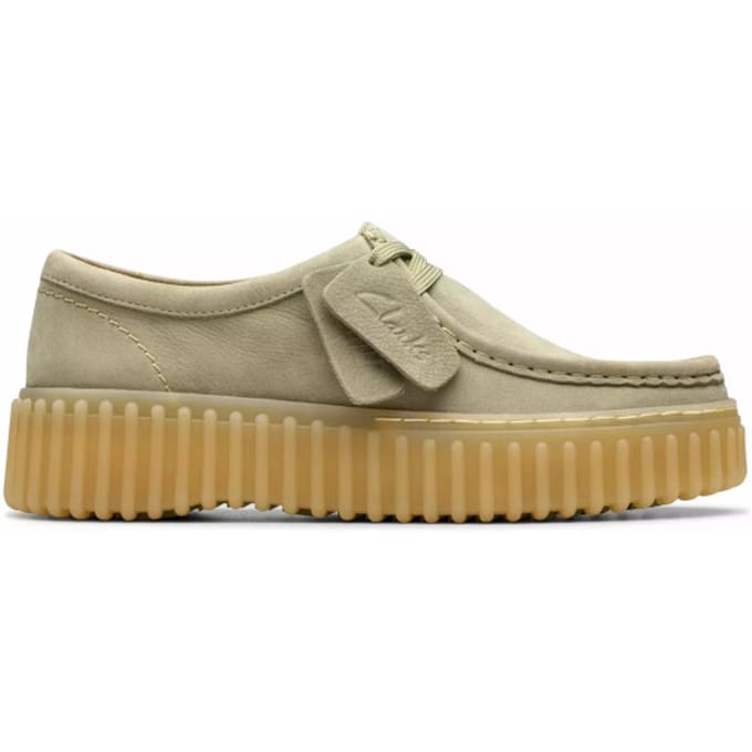 Clarks Torhill Bee - dames veterschoen - Groen - maat 40 (EU) 6.5 (UK)