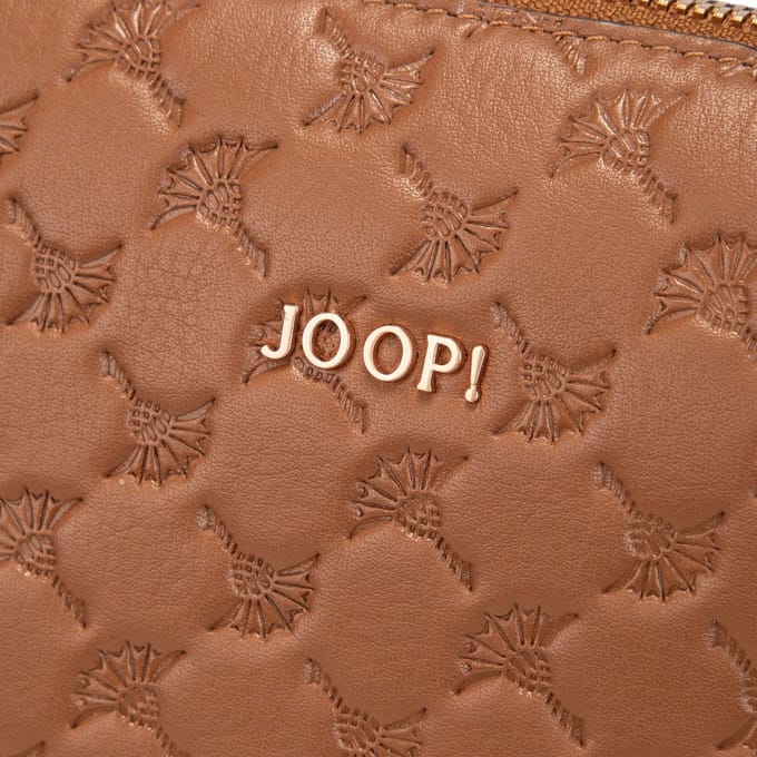 Joop! Legero Stampa Crossbody tas Leder 26 cm - Dames - cognac