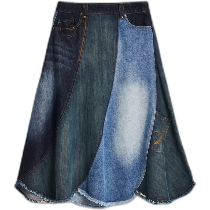 Dames spijkerrok Desigual Parch