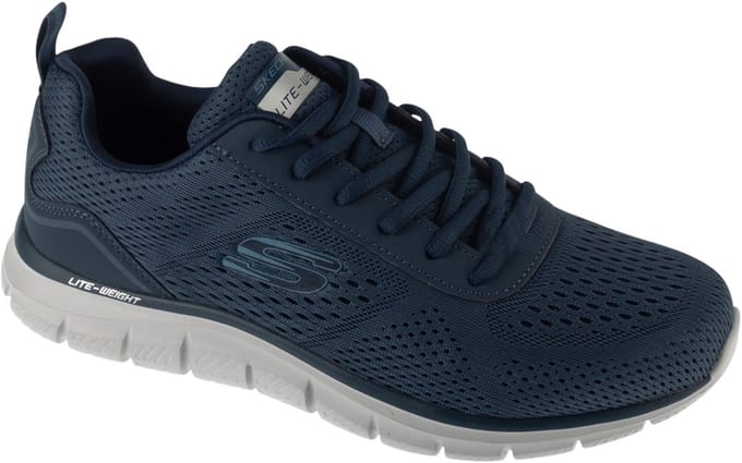 Skechers Track - Leshur, Mannen, Blauw, Sneakers, maat: 41,5