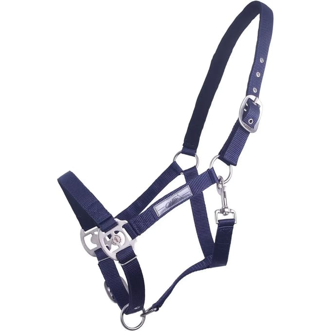 QHP HALSTER GEVOERD Blauw
