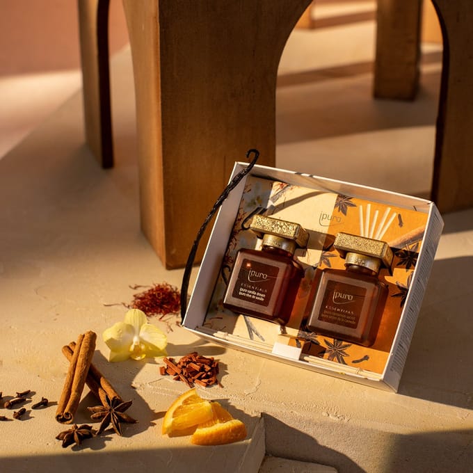 Ipuro Geurdiffuser Cinnamon Kiss/Vanilla Dream 2 x 50ml