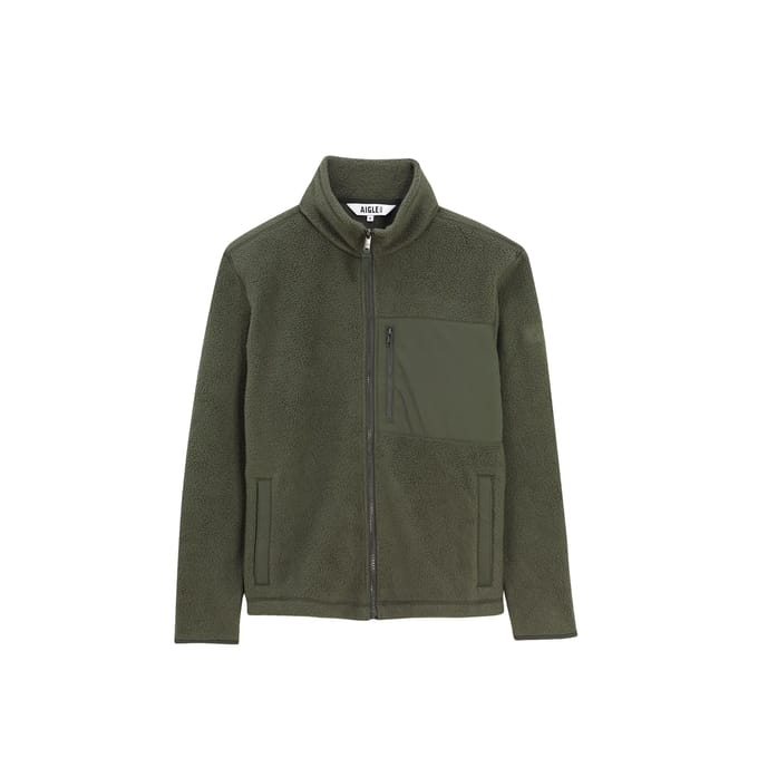 Lichte sherpa fleece met borstzak Aigle T-Kit
