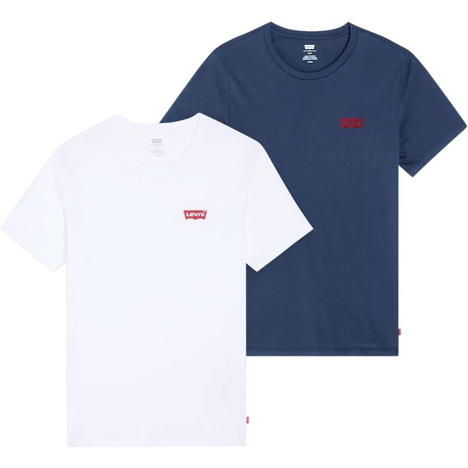 relaxed fit T-shirt van puur katoen in set van 2