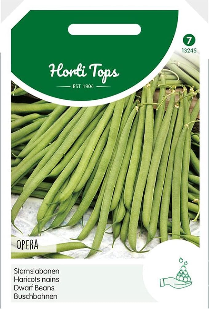 Hortitops Zaden - Stamslabonen Opera / Safari (Gourmetboontje)