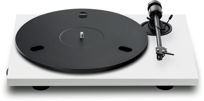 Pro-Ject E1.2 Pick it MM E Platenspeler – Plug & Play Vinyl draaitafel – Aluminium Plateau – Handgemaakt – Wit