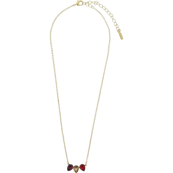 OTAZU Classic Triple Leaf Necklace Amethyst Größe: OS | Halsketten Outlet | Damen | Violett