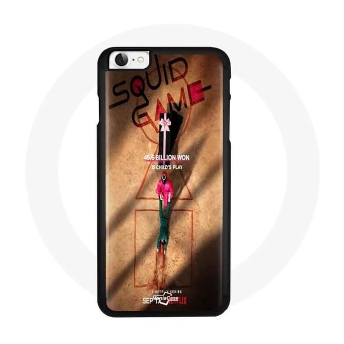 Coque - Squid Game - Iphone 4 - Souple - Noir - Mixte