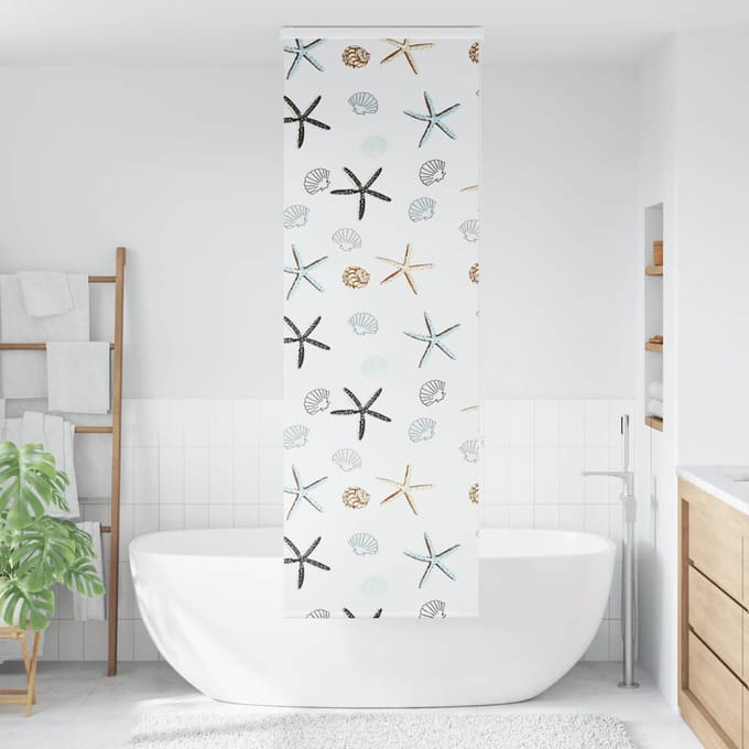 vidaXL - Doucherolgordijn - met - cassette - 80x240 - cm - stofbreedte - 76 - cm