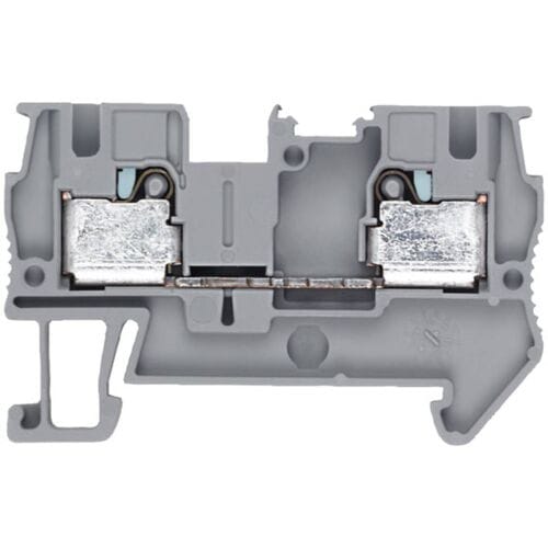Siemens 8WH60000AG00 Doorgangsklem 6.2 mm Steekklem Grijs 50 stuk(s)