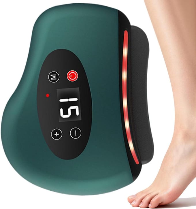 Voetmassager Elektrisch - Spierroller Lichaamsscraper - Herstel Na Inspanning - Constante Temperatuur Warmte - 157 x 122 cm - Wit