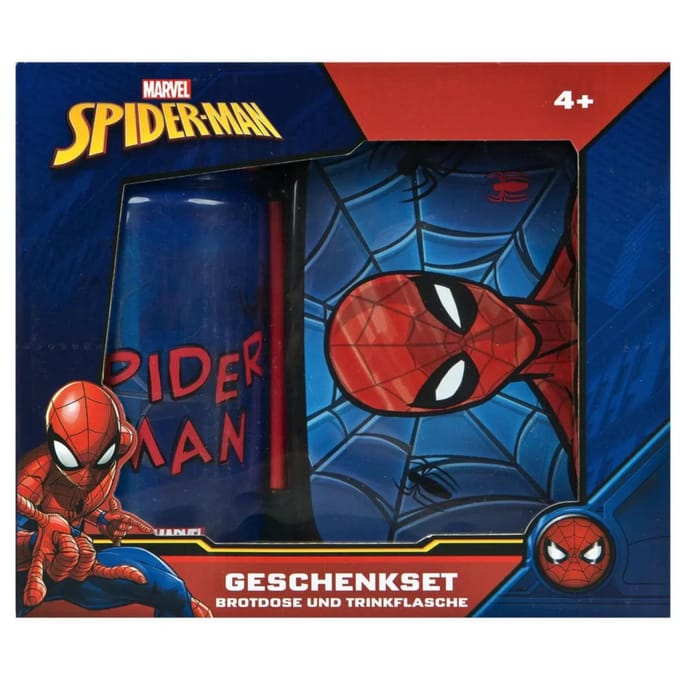 Top1Toys Spiderman set broodtrommel en drinkfles