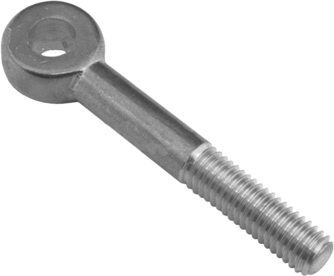 Oogbout M10x60mm - DIN 444 Halfdraad - RVS 316 (A4) - N-A1-10060