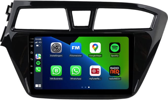 Carplay autoradio voor Hyundai I20 | 2015 t/m 2019 | Android 13 | Draadloos Apple Carplay & Android Auto | 2GB + 32GB | 8-Core processor | Davilon | 2025 model | 2015 2016 2017 2018 2019 | Bluetooth & Wifi