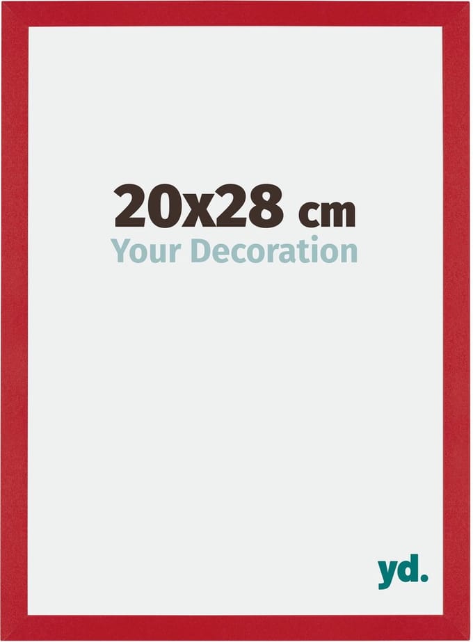 Your Decoration - Fotolijst 20x28 cm - MDF - Rood - Mura