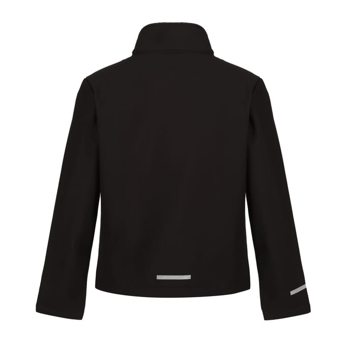Regatta Kinder/Kids Ablaze 2 Layer Soft Shell Jas (Zwart)