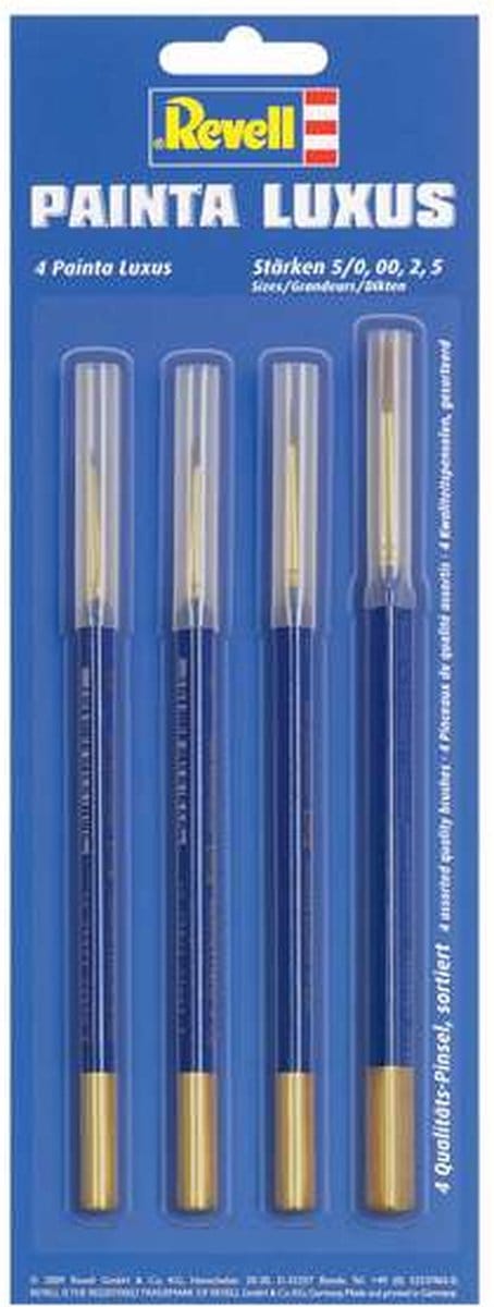 Revell Hobbypenseel - 39629 Painta Luxus Marten brushes assorted Penseel