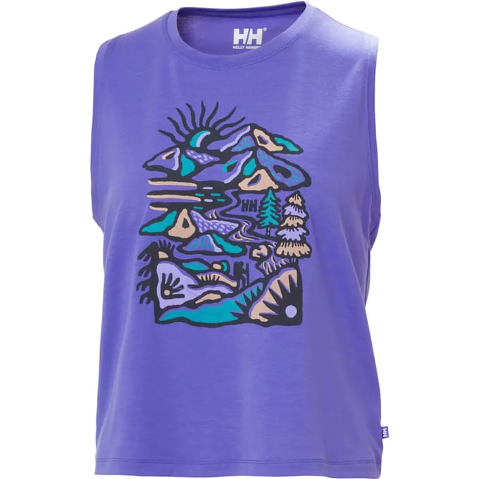 Damestanktop Helly Hansen Skog Graphic