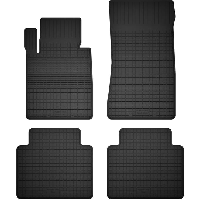 Wielganizator BasicProtect Serie - Rubber Automattenset - 4 Stuks - Anti-slip - Waterdicht