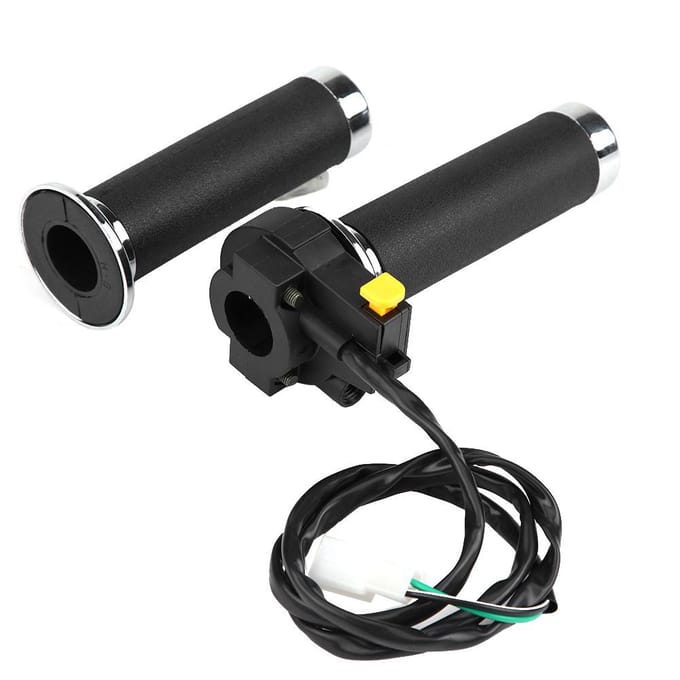 Gasklep Handvat Handvat Knoppen Schakelaar voor 49cc 66cc 80cc Gemotoriseerde Fiets black
