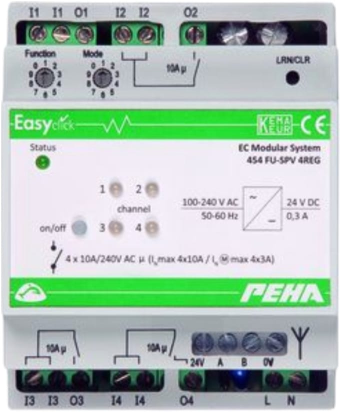 PEHA D 454 FU-SPV 4REG PEH EASYCLICK-MODULE-SCHAKELEN