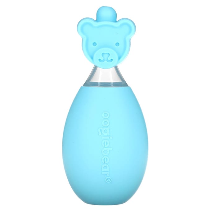 oogiebear, aspirateur nasal, bleu, 1 aspirateur white