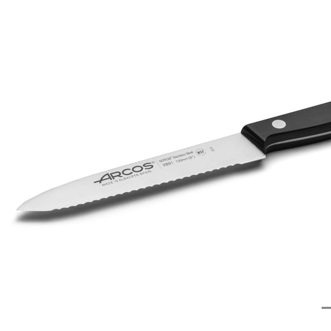 Tomatenmes - ARCOS - AR289104 - Blad 13 cm - NITRUM Staal - Handvat POM