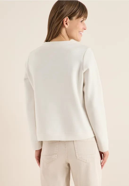 Sweater met borduursel