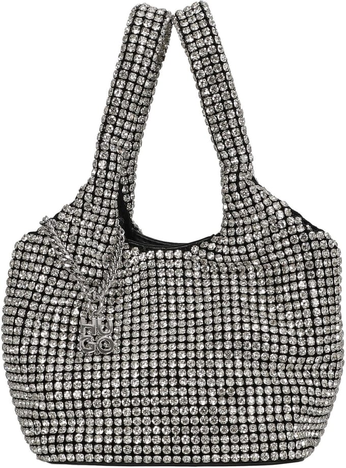 HUGO Women's Liora - Handtasche 14 cm (silver)
