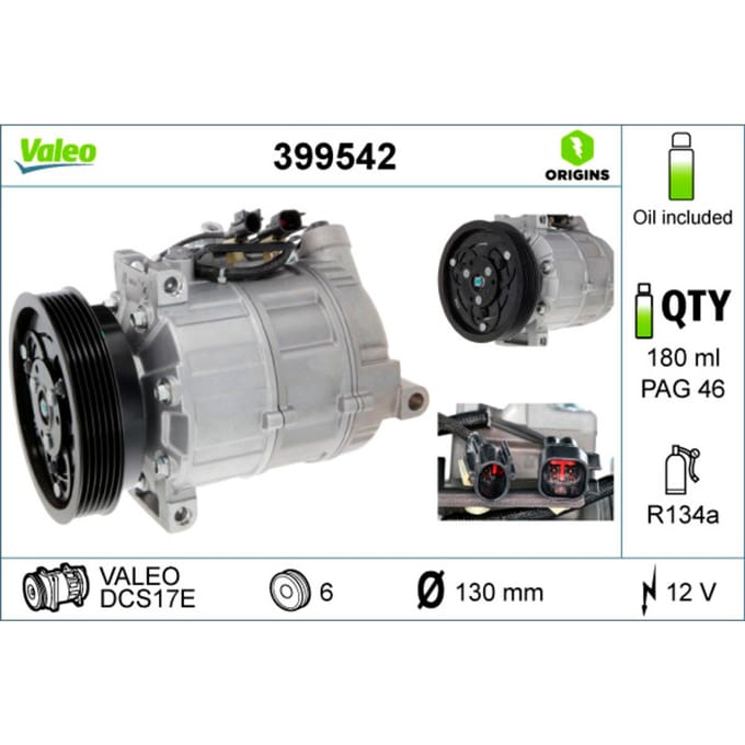 Compressor airconditioning VALEO 399542