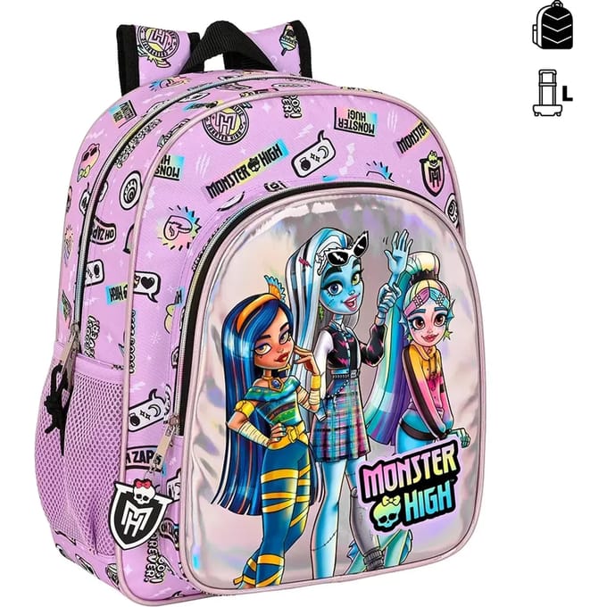 Monster High Rugzak, Best Boots - 38 x 32 x 12 cm - Polyester