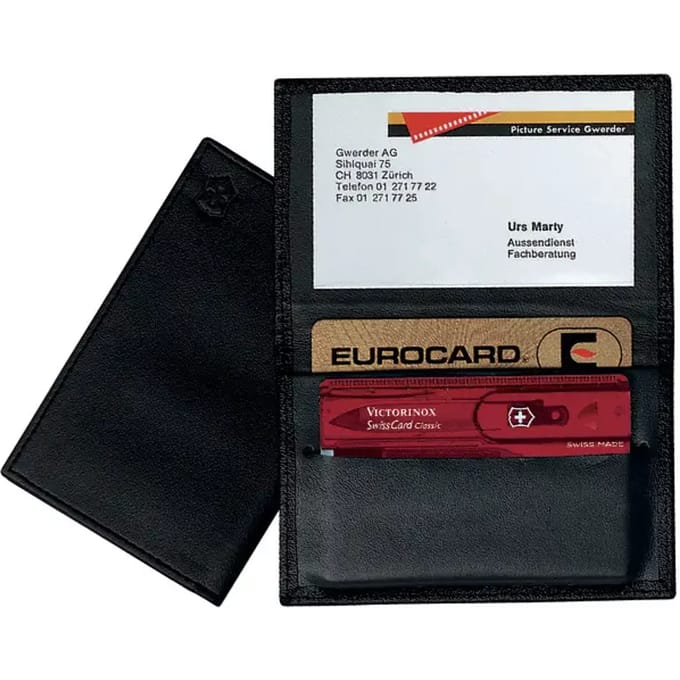 Étui cuir Victorinox Swisscard